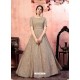 Light Brown Stylish Designer Party Wear Gown