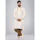 Off White Readymade Designer Party Wear Kurta Pajama For Men