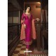 Rani Designer Party Wear Georgette Satin Straight Salwar Suit