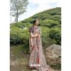 Light Grey Latest Casual Wear Designer Printed Georgette Sari
