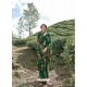 Dark Green Latest Casual Wear Designer Printed Georgette Sari