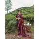 Purple Latest Casual Wear Designer Printed Georgette Sari