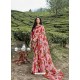 Pink Latest Casual Wear Designer Printed Georgette Sari