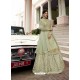 Pista Green Scintillating Designer Wedding Salwar Suit