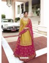 Yellow Scintillating Designer Wedding Salwar Suit