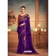 Violet Mesmeric Designer Party Wear Wear Sari