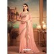 Baby Pink Mesmeric Designer Party Wear Wear Sari