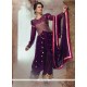 Picturesque Lace Work Georgette Designer Salwar Suit