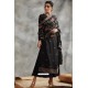 Black Designer Party Wear Blooming Foux Georgette Salwar Suit