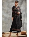 Black Designer Party Wear Blooming Foux Georgette Salwar Suit