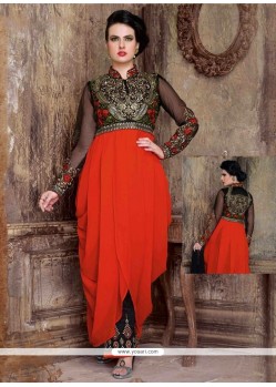 Remarkable Red Designer Salwar Suit