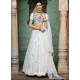 White Georgette Designer Wedding Wear Lehenga Choli