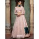 Baby Pink Georgette Designer Wedding Wear Lehenga Choli