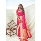 Fuchsia Latest Designer Classic Wear Silk Sari