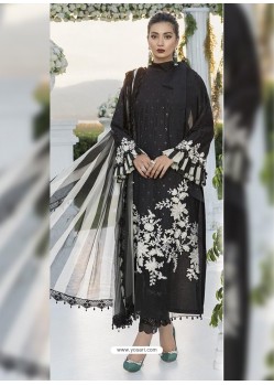 Black Party Wear Designer Heavy Net Pakistani Suit