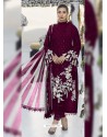 Medium Violet Party Wear Designer Heavy Net Pakistani Suit