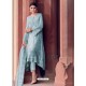 Sky Blue Heavy Designer Party Wear Faux Georgette Pakistani Suit
