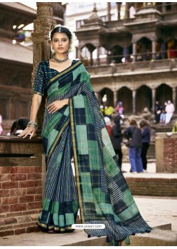 Multi Colour Latest Casual Wear Designer Printed Soft Cotton Sari