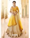 Yellow Dazzling Designer Wedding Wear Lehenga Choli