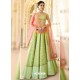 Green Dazzling Designer Wedding Wear Lehenga Choli