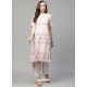 Off White Designer Readymade Party Wear Kurti With Palazzo