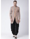 Multi Colour Readymade Designer Indo Western Sherwani