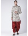 Multi Colour Readymade Designer Indo Western Sherwani