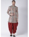 Multi Colour Readymade Designer Indo Western Sherwani