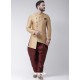 Cream Readymade Designer Indo Western Sherwani