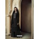 Black Readymade Designer Faux Georgette Party Wear Palazzo Salwar Suit