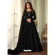 Black Latest Real Georgette Designer Wedding Anarkali Suit