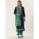 Navy Blue Latest Heavy Designer Party Wear Straight Salwar Suit