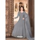Grey Latest Soft Georgette Designer Wedding Anarkali Suit