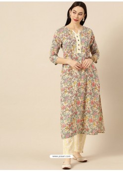 Multi Colour Designer Readymade Party Wear Kurti With Palazzo