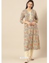 Multi Colour Designer Readymade Party Wear Kurti With Palazzo