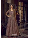 Dusty Pink Stunning Indo Western Designer Wedding Anarkali Suit