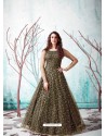 Mehendi Stunning Designer Party Wear Gown