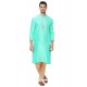 Aqua Mint Readymade Designer Party Wear Kurta Pajama For Men