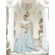 Sky Blue Latest Designer Wedding Wear Heavy Silk Lehenga Choli