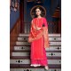 Dark Peach Latest Designer Heavy Wedding Wear Suit