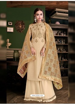 Gold Latest Designer Heavy Wedding Wear Suit