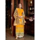 Yellow Latest Designer Heavy Wedding Wear Suit