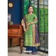 Green Latest Designer Heavy Wedding Wear Suit