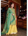 Green Latest Designer Heavy Wedding Wear Suit