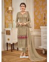 Gold Latest Heavy Designer Wedding Wear Suit