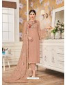 Light Orange Latest Heavy Designer Wedding Wear Suit