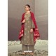 Light Brown Latest Heavy Designer Wedding Wear Suit