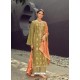 Green Latest Heavy Designer Wedding Wear Suit