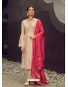 Light Beige Latest Heavy Designer Wedding Wear Suit