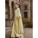 Light Yellow Casual Wear Designer Cotton Linen Sari